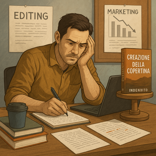 Le difficoltà di un autore indipendente: scrittura, editing, copertina e marketing